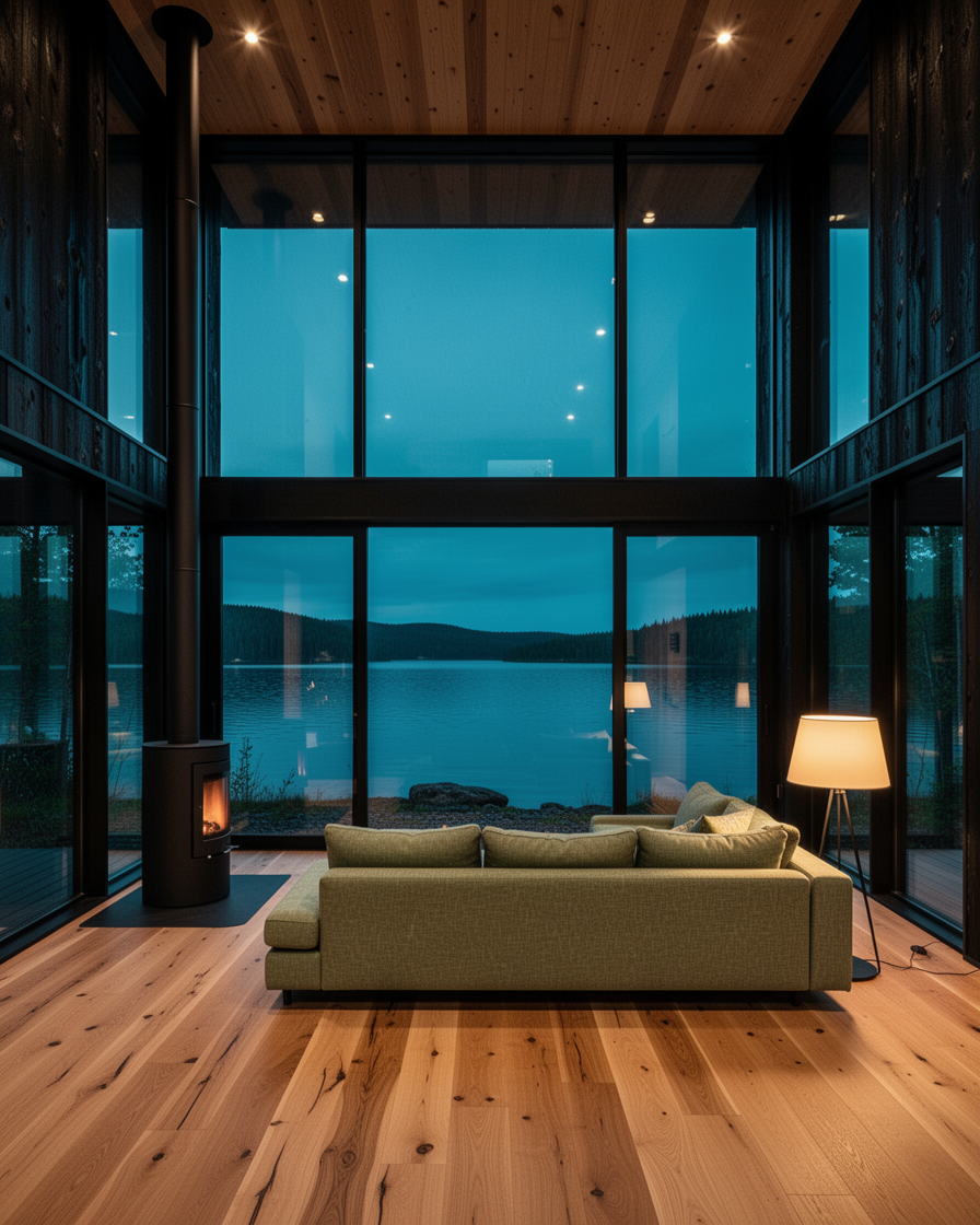 Cabin great room — atmospheric still for mumbai-rain