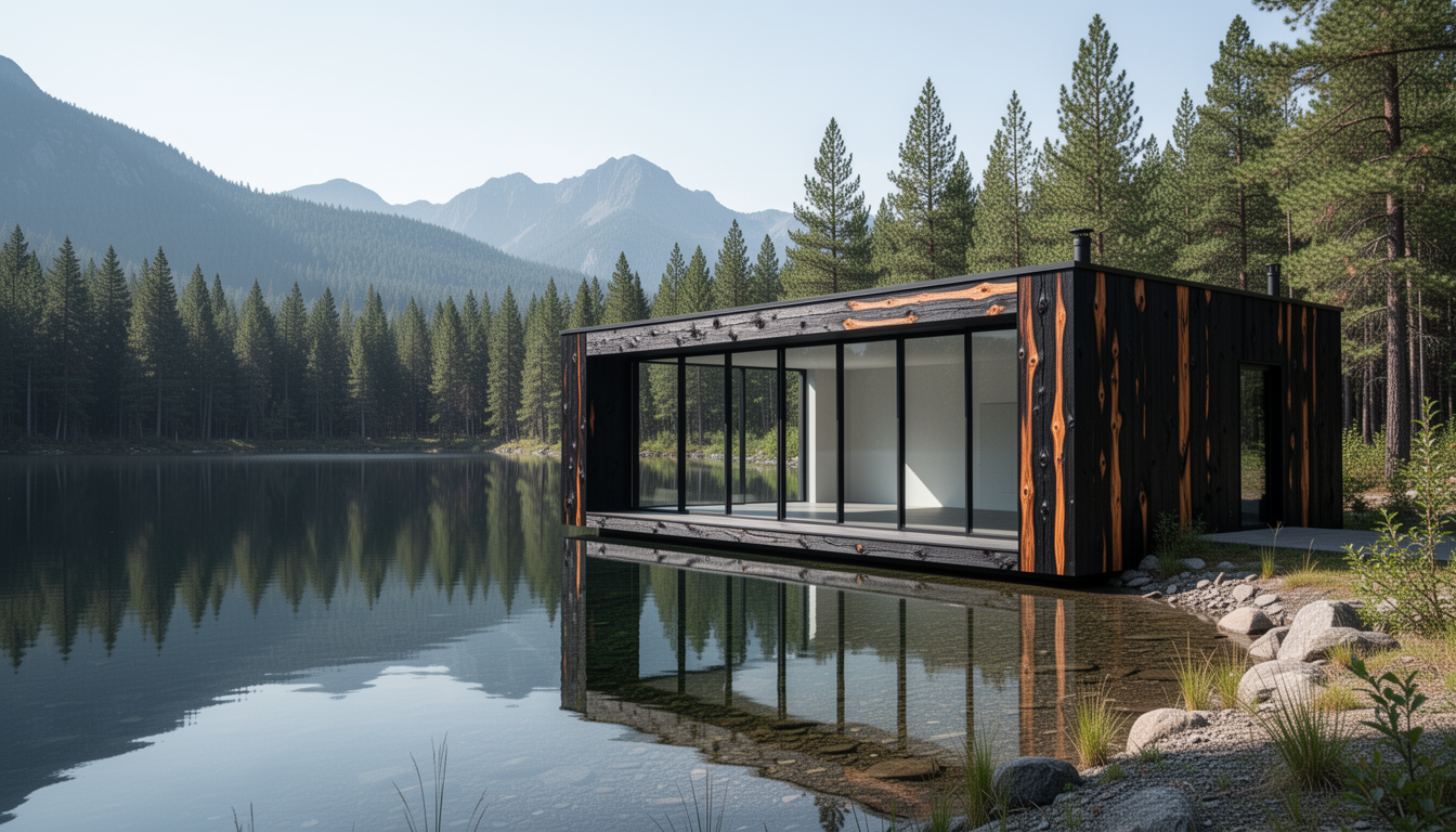 Cabin exterior by day